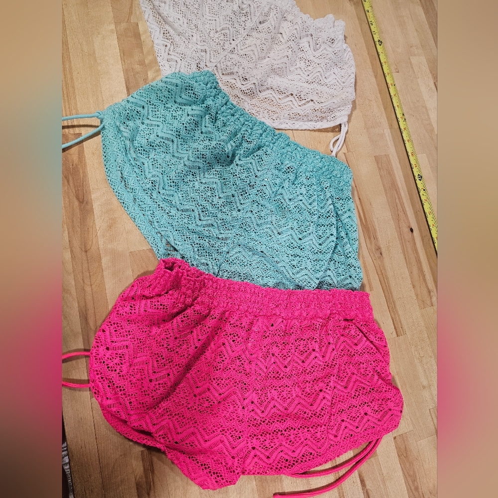 Set of 3- No Boundaries Swim Lace Shorts Bundle - Picture 4 of 4